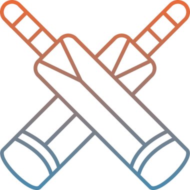 Kalem ve keskinleştirici simgesi. tasarım ve araçlar vektör çizimi