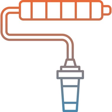 Modern b 'nin vektör illüstrasyonu eksik simgesi