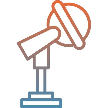 Uydu anteni. Basit resimleme