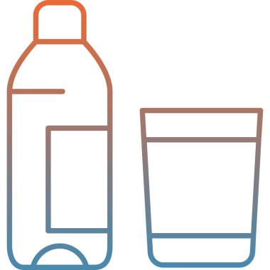 taslak biçiminde cam içecek ikonu iç