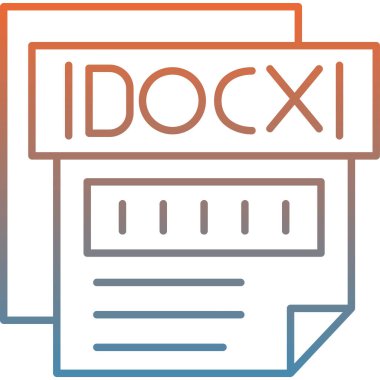 xls dosya vektör simgesi