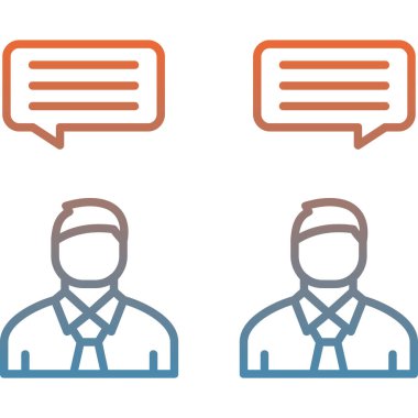 İş ve finans simgesinin vektör illüstrasyonu