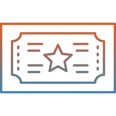 Rozet simge vektör çizim