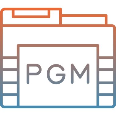 Modern dosyanın vektör biçimi simgesi