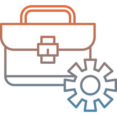 iş simgesi vektör illüstrasyonu