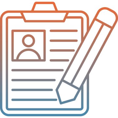 belge simgesi vektör illüstrasyonu