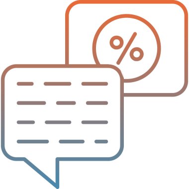 Taslak biçiminde indirimli etiket simgesi