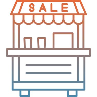 Dükkan. Basit tasarım