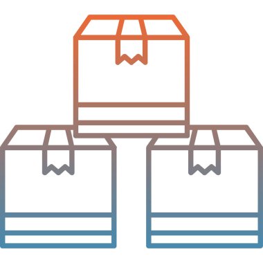 Oy sandığı vektör simgesi