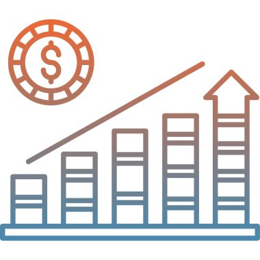 İş ikonu. vektör illüstrasyonu