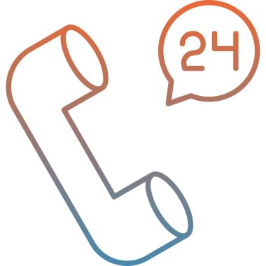 telefon simgesi, vektör illüstrasyonu