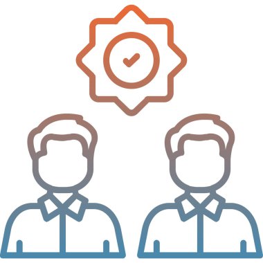 iş vektörü simgesi modern basit illüstrasyon