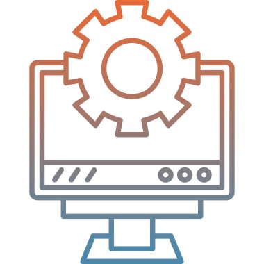 Simge vektör illüstrasyonu ayarlanıyor