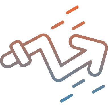 İpli bir adamın vektör çizimi