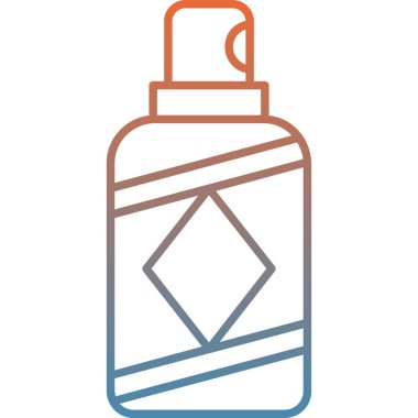 Sprey. Web simgesi basit illüstrasyon