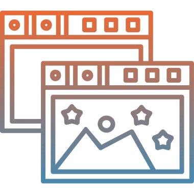 seo modern simgesinin vektör illüstrasyonu