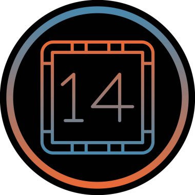 Gri arkaplanda izole edilmiş modayı takip eden vektör takvimi simgesi.