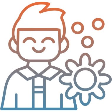 avatar insan simgesi ana hatlar biçiminde