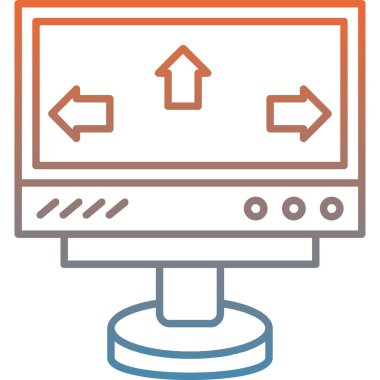 Tarayıcı internet simgesi doldurulmuş ana hatlar biçiminde