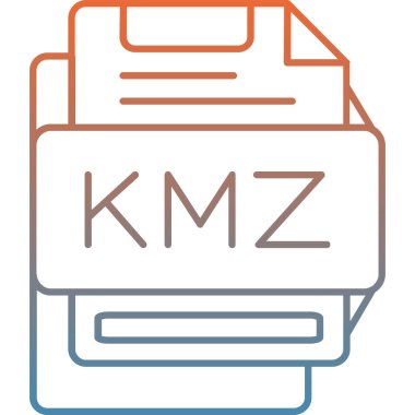 dosya biçimi simgesi, vektör illüstrasyonu