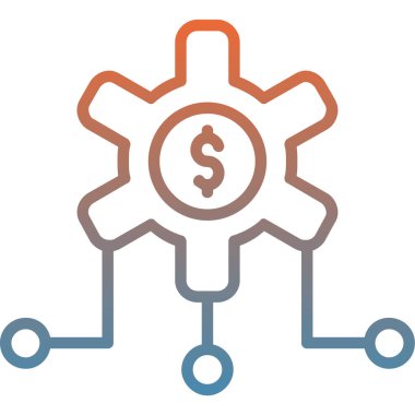 Dolar simgesi vektör illüstrasyonu