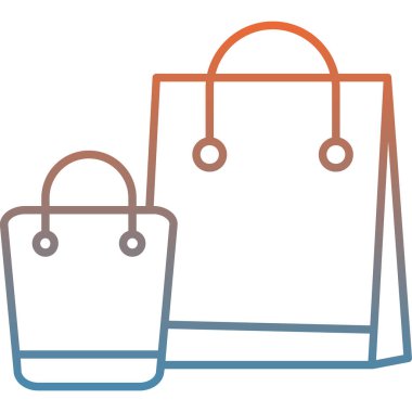 Alışveriş. Web simgesi basit illüstrasyon