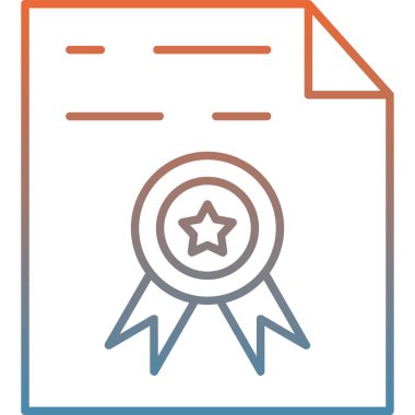 Rozet. Web simgesi basit illüstrasyon