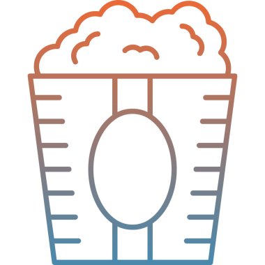 Kahve. Web simgesi basit illüstrasyon