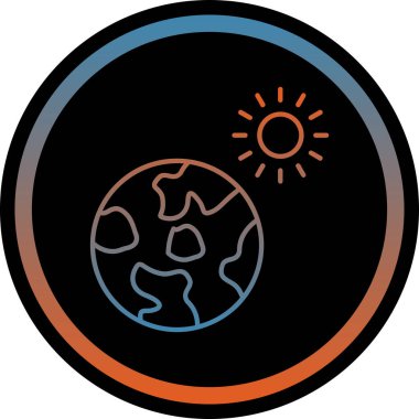 vektör Dünya simgesi illüstrasyonu