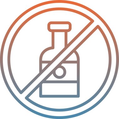 Sigarayı bırakma işaretinin vektör illüstrasyonu