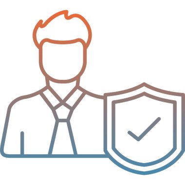 Rozet denetimi simgesi taslak biçimi