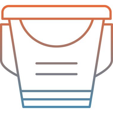 Çöp kutusu simgesi vektör illüstrasyonu