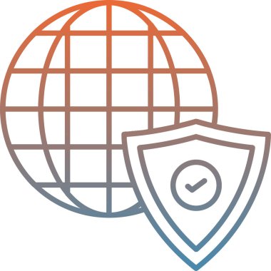 Vektör Genel Ağ simgesi