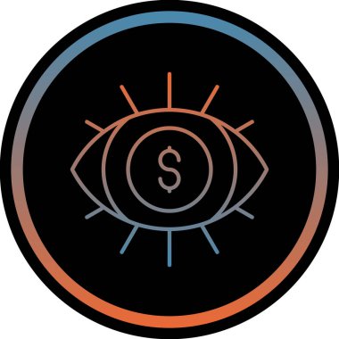 para göz vektörü resimleme simgesi