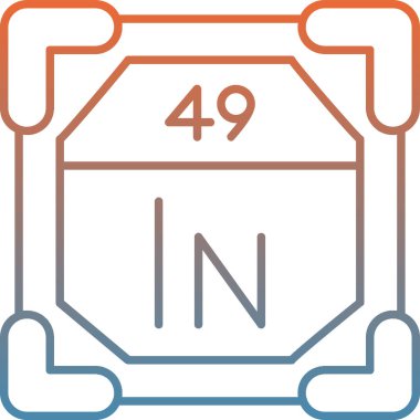 Bir numaralı simge, vektör illüstrasyonu