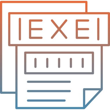 dosya adı simgesi vektör illüstrasyonu