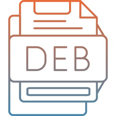 dosya biçimi simgesi, vektör illüstrasyonu