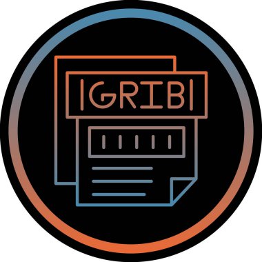 Modern bir simgenin vektör illüstrasyonu