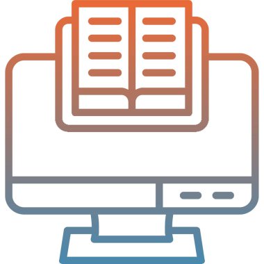 Bilgisayar. Web simgesi basit illüstrasyon