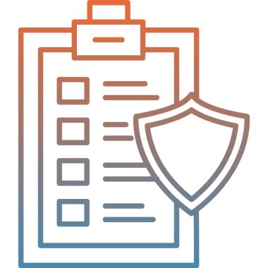 Belge ve kontrol listesi vektör illüstrasyon tasarımlı pano