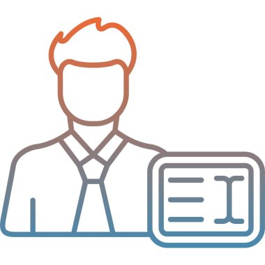 iş simgesi vektör illüstrasyonu