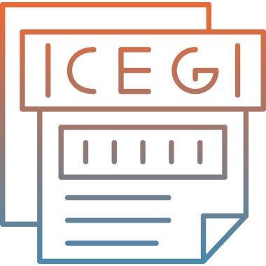 edi dosya biçimi vektör illüstrasyonu