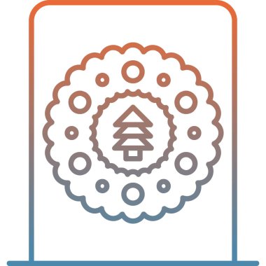 Noel ağacı illüstrasyon tasarımı