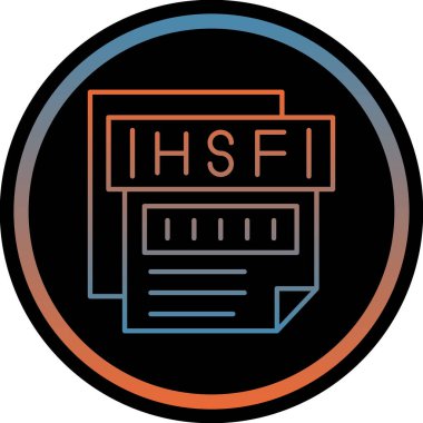 Modern bir simgenin vektör illüstrasyonu