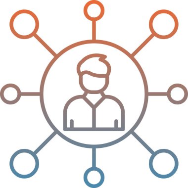 seo modern simgesinin vektör illüstrasyonu