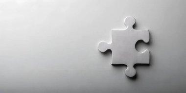 Yapboz parçalı açık gri arkaplan