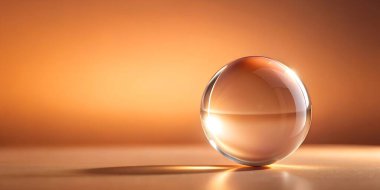 Kristal küreyle şeftali arkaplan