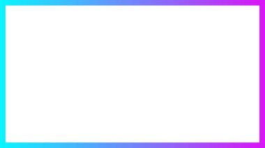 Pembe ve Gökyüzü Mavisi dikdörtgen Çerçeve 16 'yı 9 Orana bölersek - Pembe ve Gökyüzü Mavi Çerçeve 16x9