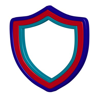 Kalkan Vektör Simgesi - Güvenlik Amblemi ve Koruma Logosu Şablonu