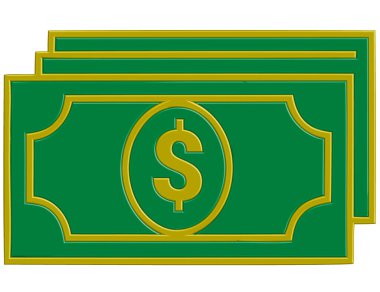 Dolar banknotları yığını - para ve finans sembolü